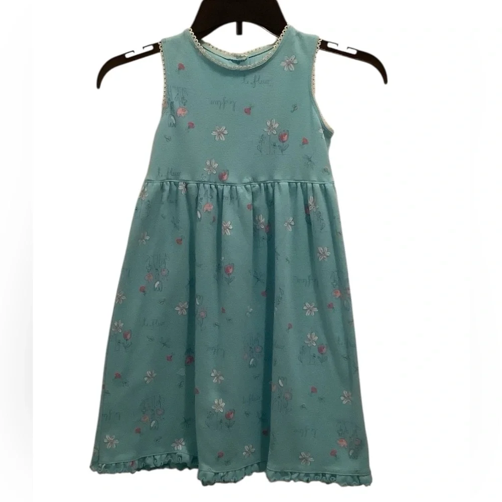 FRIENDS Blue Floral Kids Dress
